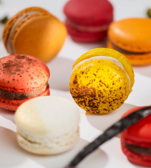 Chocolat et macarons